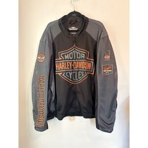 Harley Davidson Men's Bar & Shield Logo Mesh Jacket 98233-13VM Size 3X Large